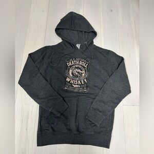 Gray Graphic Sweatshirt Hoodie